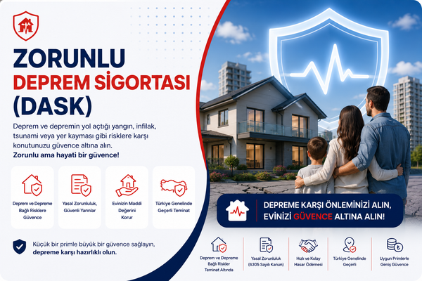 Zorunlu Deprem Si̇gortası (Dask)