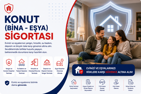 Konut (Bi̇na - Eşya) Si̇gortası
