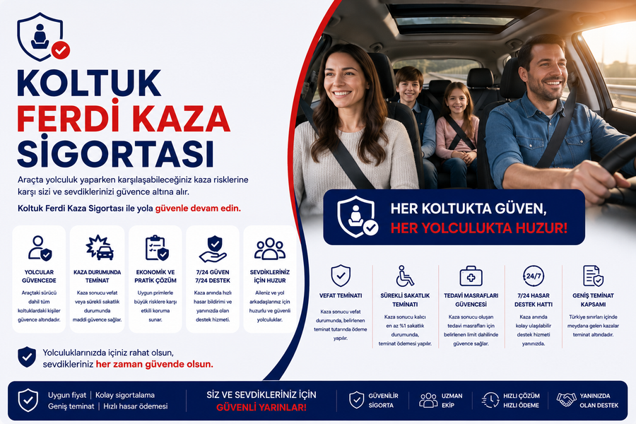 Koltuk Ferdi̇ Kaza Si̇gortasi