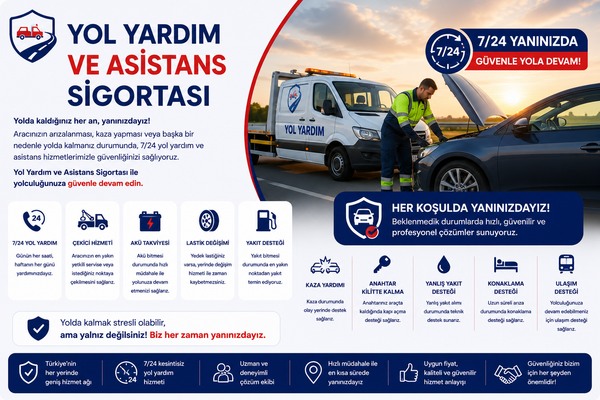 Yol Yardim Ve Asistans Sigortası