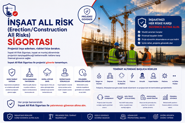 İNŞAAT ALL RİSK (Erection/Construction All Risks)